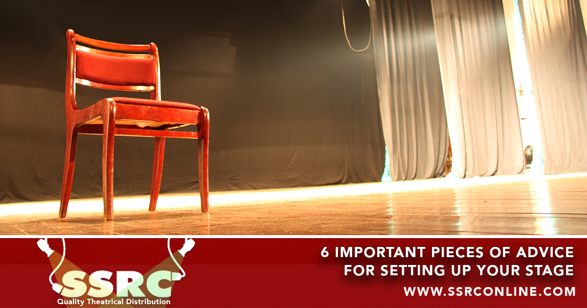 6 Important Pieces of Advice for Setting up Your Stage