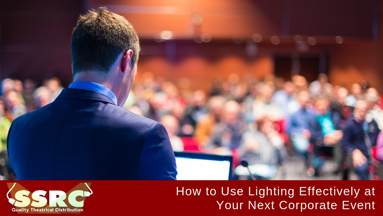 How to Use Lighting Effectively at Your Next Corporate Event